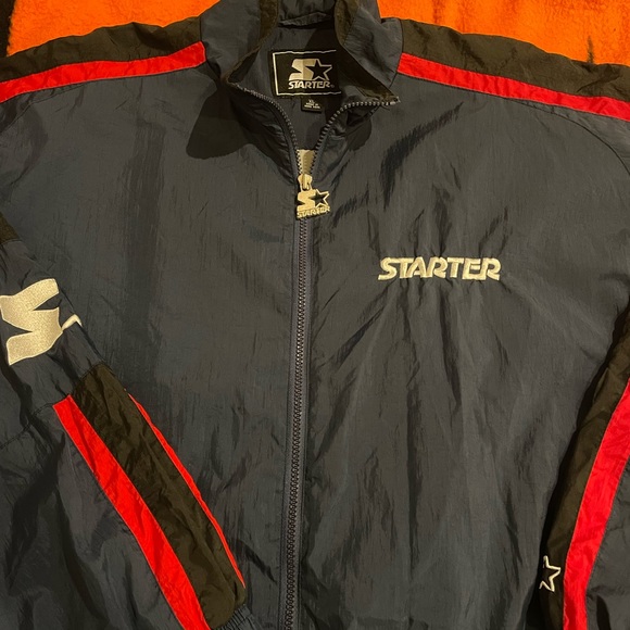 Vintage Mens Started Windbreaker Size XL - Picture 2 of 6